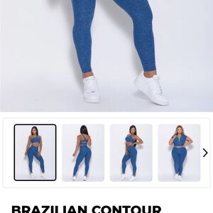 Teal Blue bombshell Contour Leggings